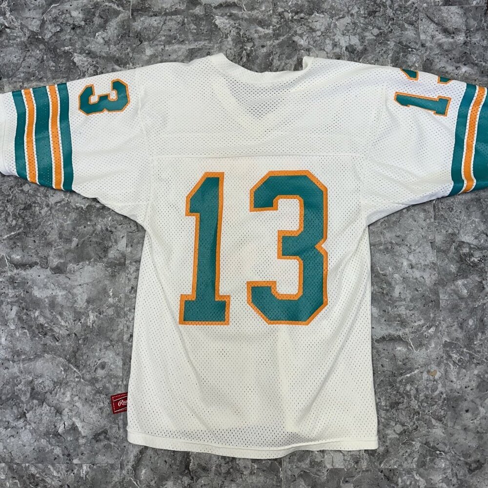 Vintage Rawlings Miami Dolphins #13 NFL Jersey Mens M Made In USA